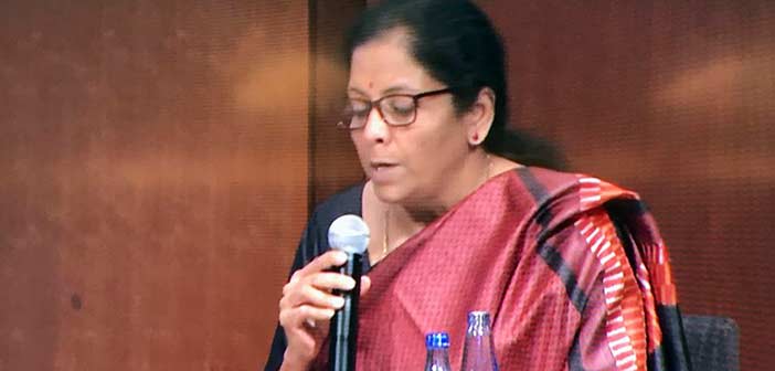 Finance Minister Nirmala Sitharamana