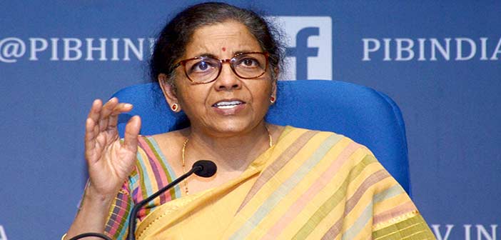 Finance Minister Nirmala Sitharaman