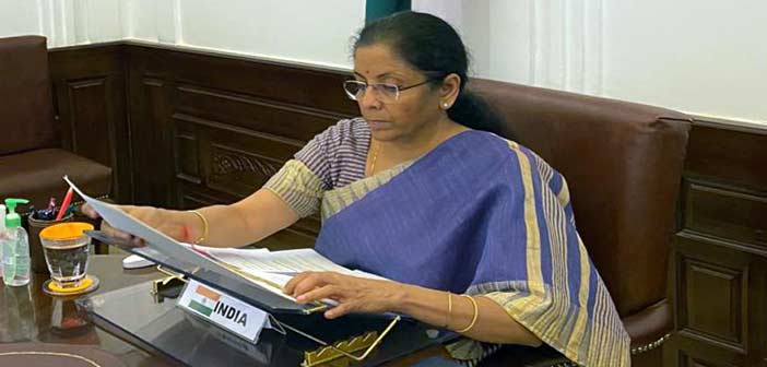 Finance minister Nirmala Sitharaman