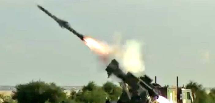 India DRDO QRSAM Missile test